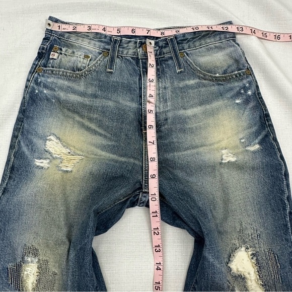 AG Adriano Goldschmied size 25 The Phoebe Vintage High waisted Tapered Leg Jeans - Picture 14 of 16